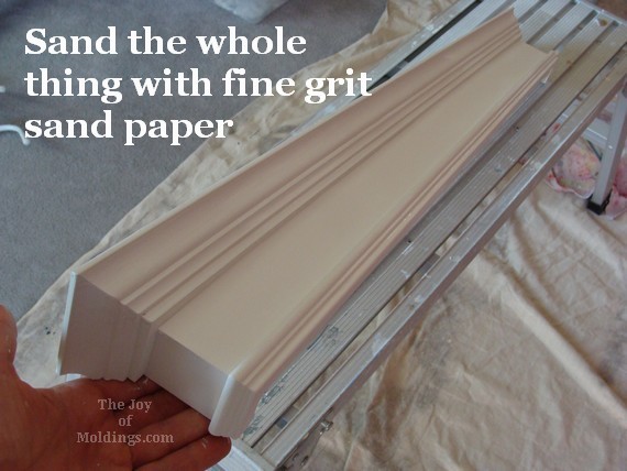 How To Build A Small Valance Box For 14 54 The Joy Of Moldings Primed Window Valance Box