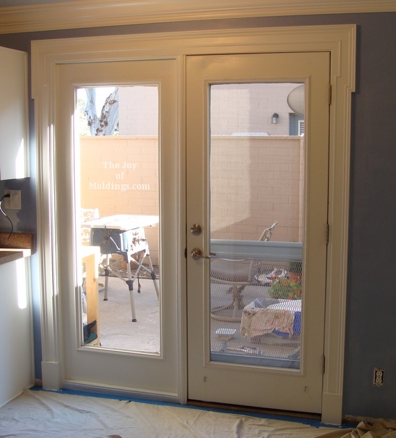How to Install and Paint an Eared Architrave kitchen door trim molding