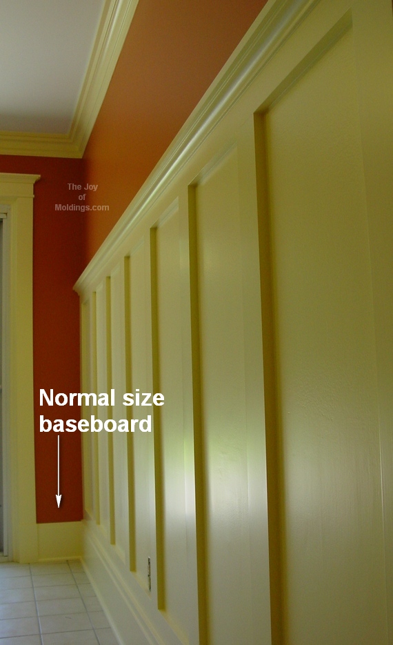 How to Transition Wainscoting Baseboard into Door Trim The Joy of