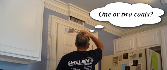 Two Coats Of Paint On Moldings Really The Joy How To Paint Moldings White