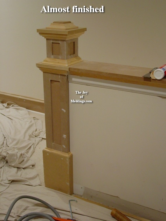 How to Build NEWEL POST100 Part 2 The Joy of Moldings
