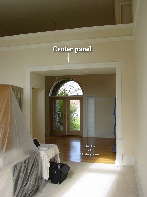 Corner Blocks for Dave's Living Room & Foyer Archways The Joy of Moldings