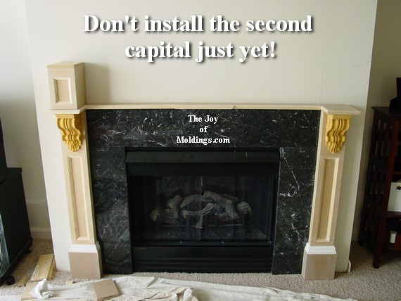 How to Build FIREPLACE MANTEL-102 Part 3: Make the Collar & Capitals - The Joy of Moldings.com