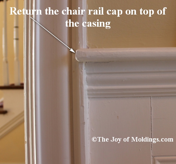 Return Your Chair Rail On Top Of Door Or Window Trim The Joy Of