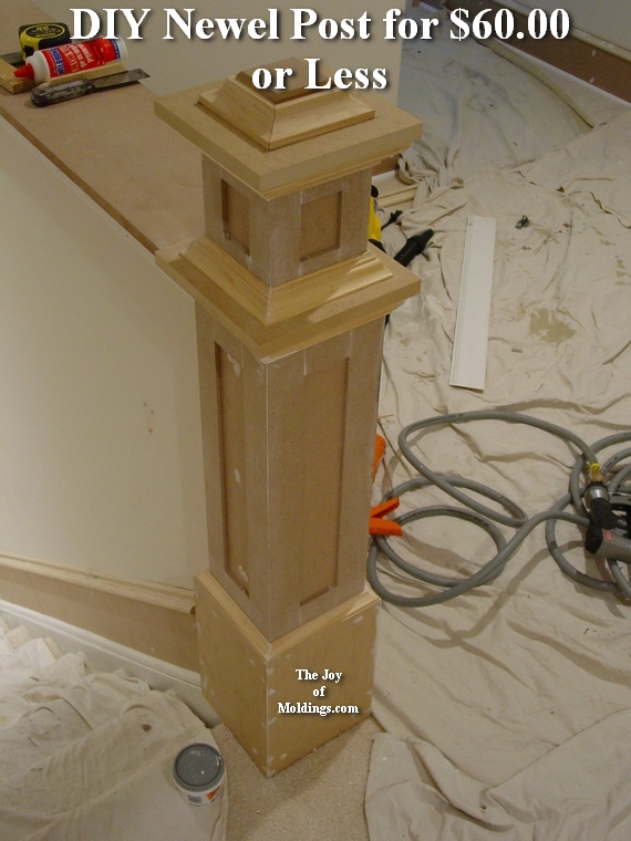 How to Build NEWEL POST100 Part 2 The Joy of Moldings