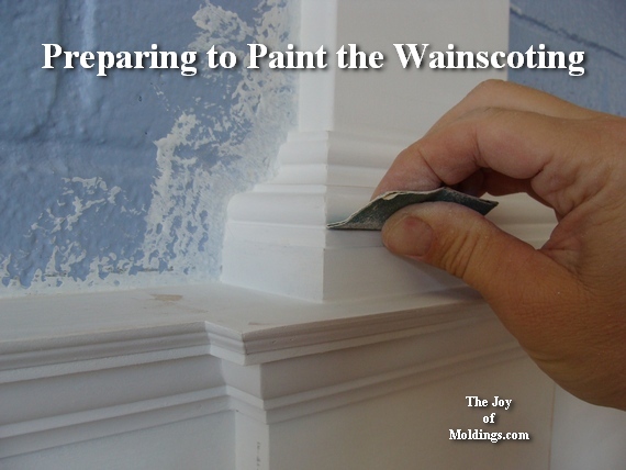 Wainscoting 109 Part 6 Prepping For Paint The Joy Of Moldings - What Kind Of Paint Do You Use On Wainscoting